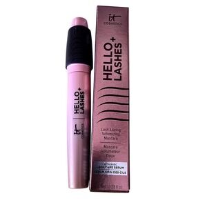 IT Cosmetics Hello Lashes Volumizing Mascara Black Lash Serum 0.28 oz